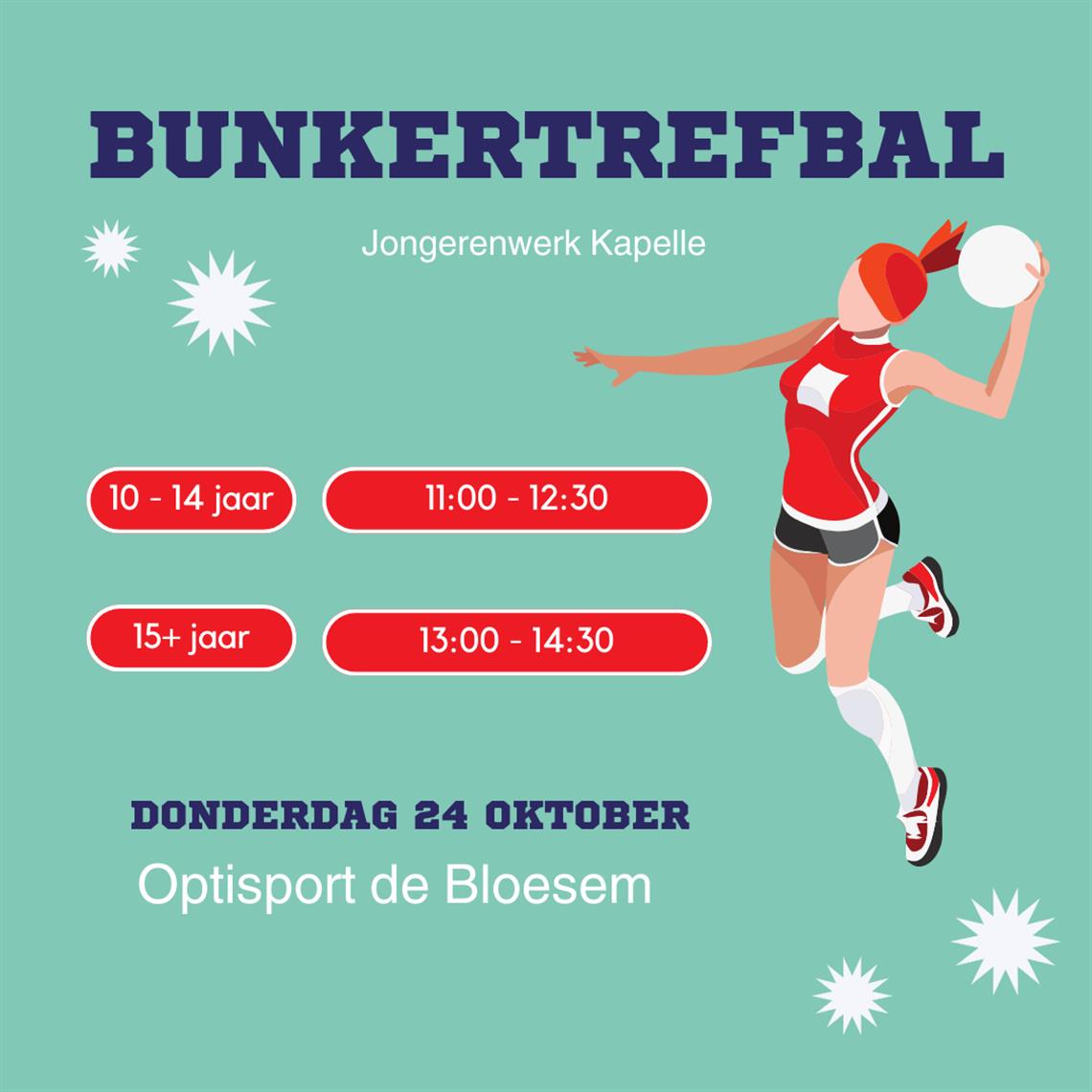 Bunkertrefbal: durf jij de strijd aan?