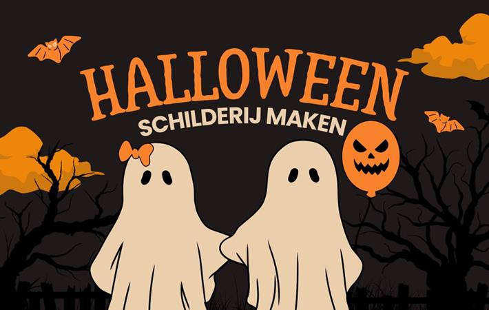 Halloween schilderij maken meiden 10 plus