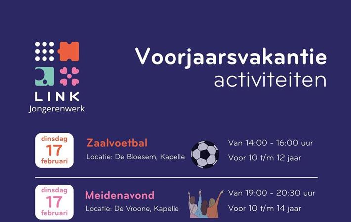 Voorjaarsvakantie activiteiten 