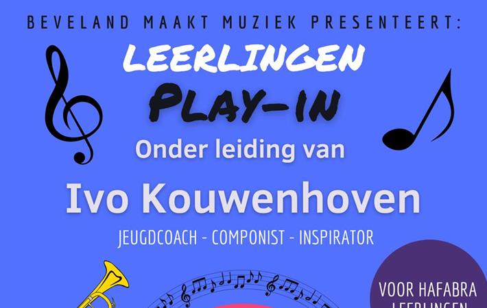 Play-In Beveland Maakt Muziek met Ivo Kouwenhoven