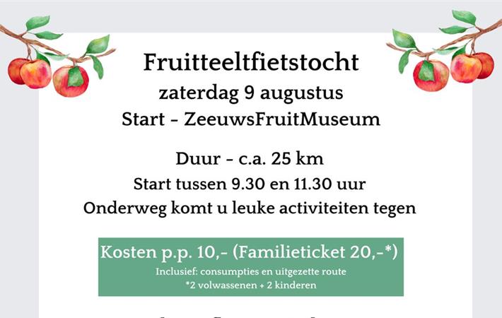 Fruitteeltfietstocht vanaf ZeeuwsFruitMuseum