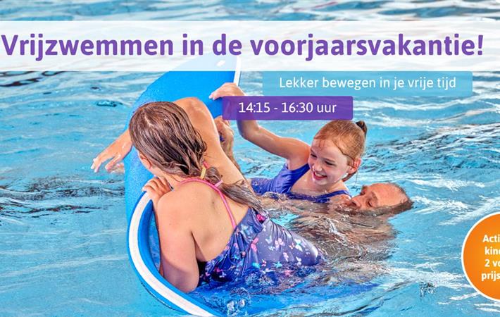 Vrijzwemmen in de voorjaarsvakantie